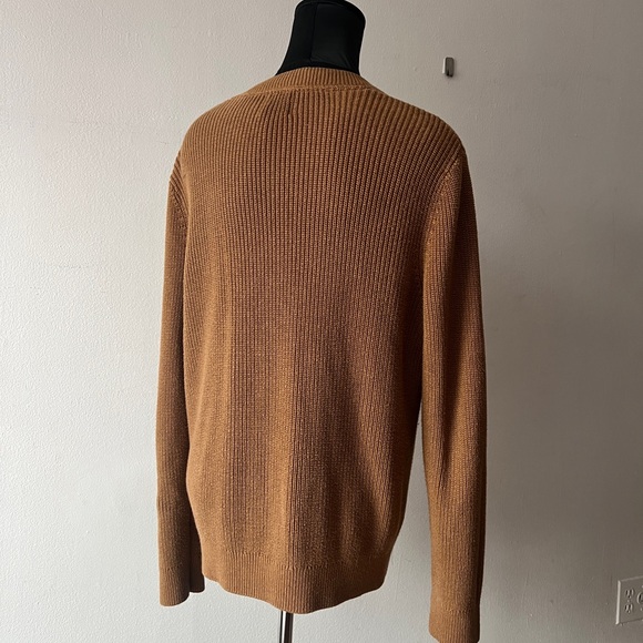 H&M Men’s Cardigan Size Small Beige Tan Brown Button Up Knitted Fall Neutral - Picture 6 of 9